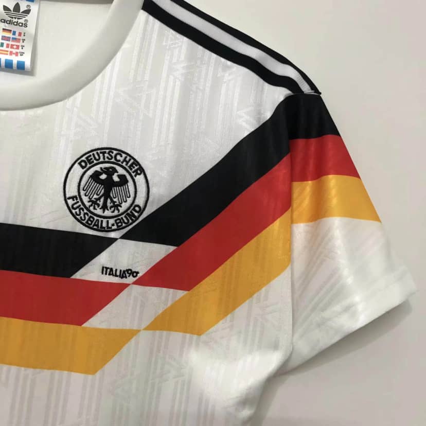 1990 Retro Jersey Germany Home--5