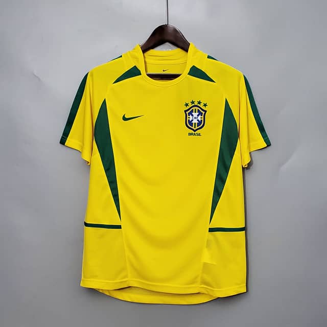 2002 Retro Brazil Jersey Home