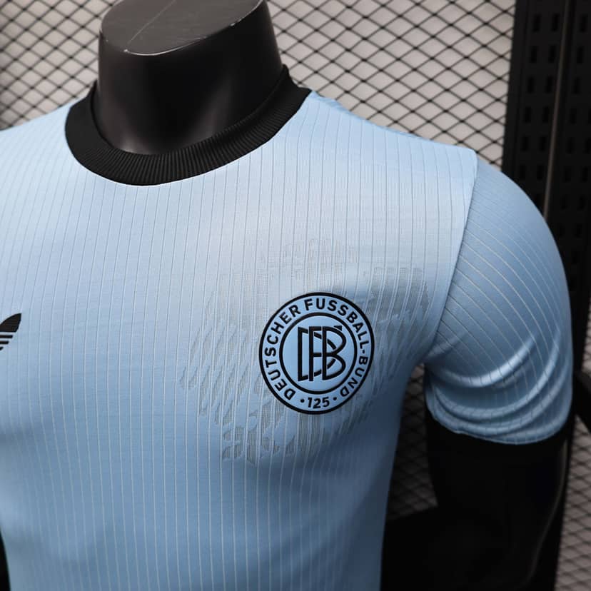 2025 Player Version Germany 125th Anniversary Edition Goalkeeper Light Blue Shirt--5