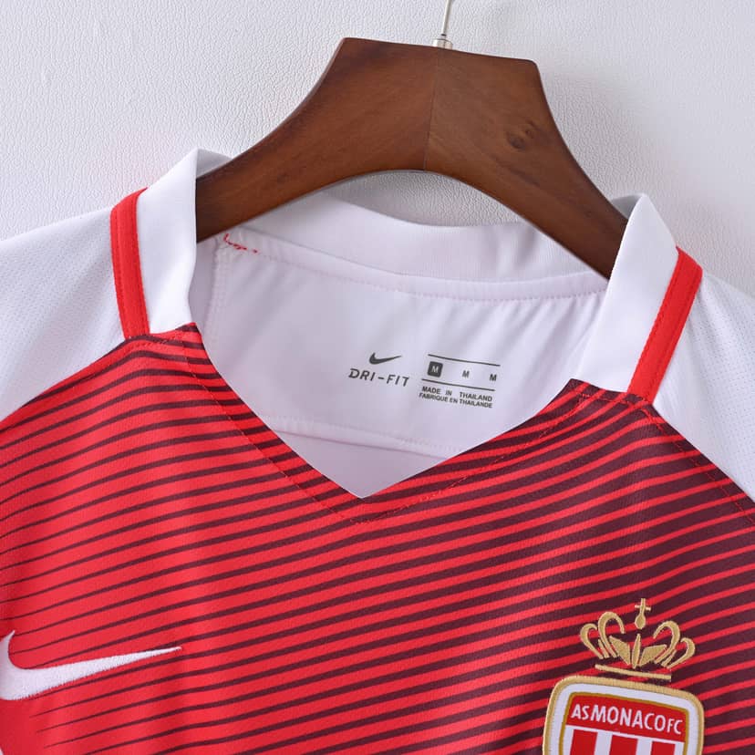 2016/2017 Retro AS Monaco Home Shirt--3