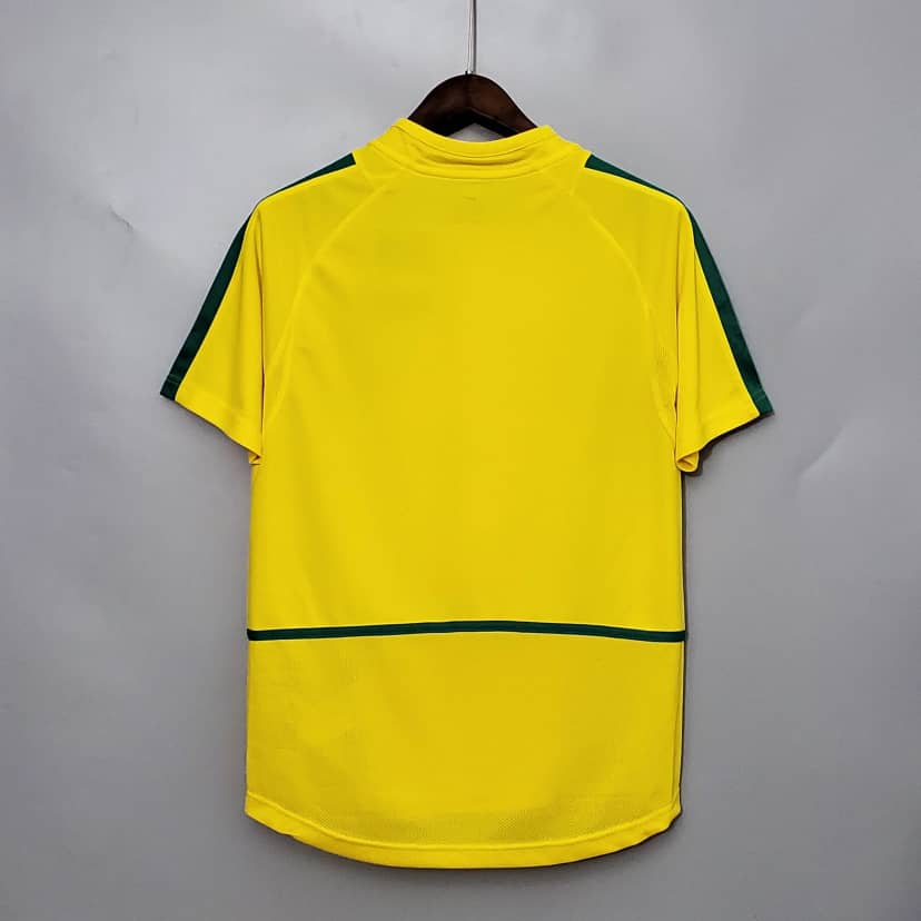 2002 Retro Brazil Jersey Home--1