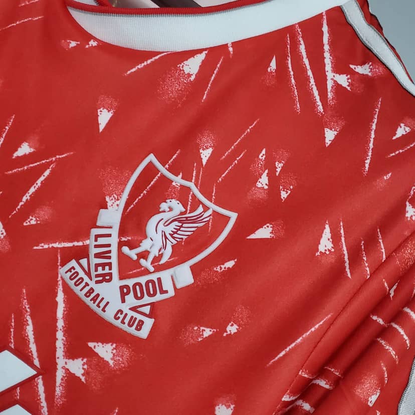 Retro 1989/1991 Liverpool Shirt Home--4