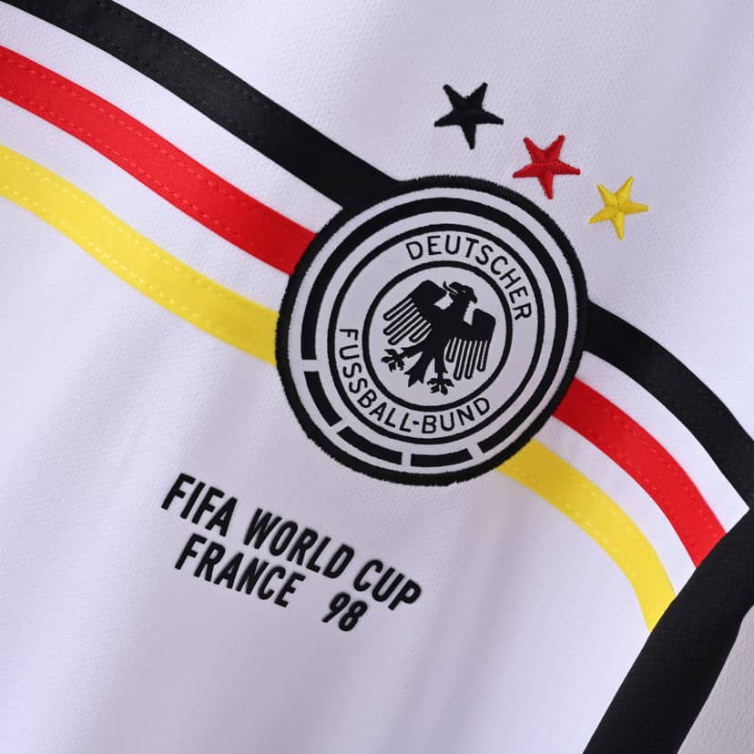 1998 Retro Germany Home Jersey Shirt--4