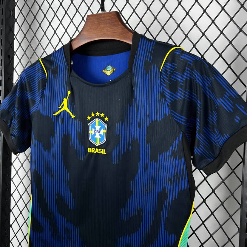 2026 Brazil Away Shirt Kids Size--3