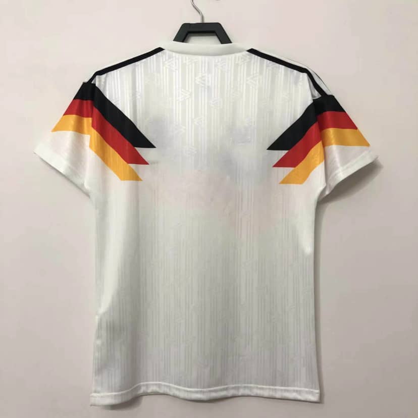 1990 Retro Jersey Germany Home--1
