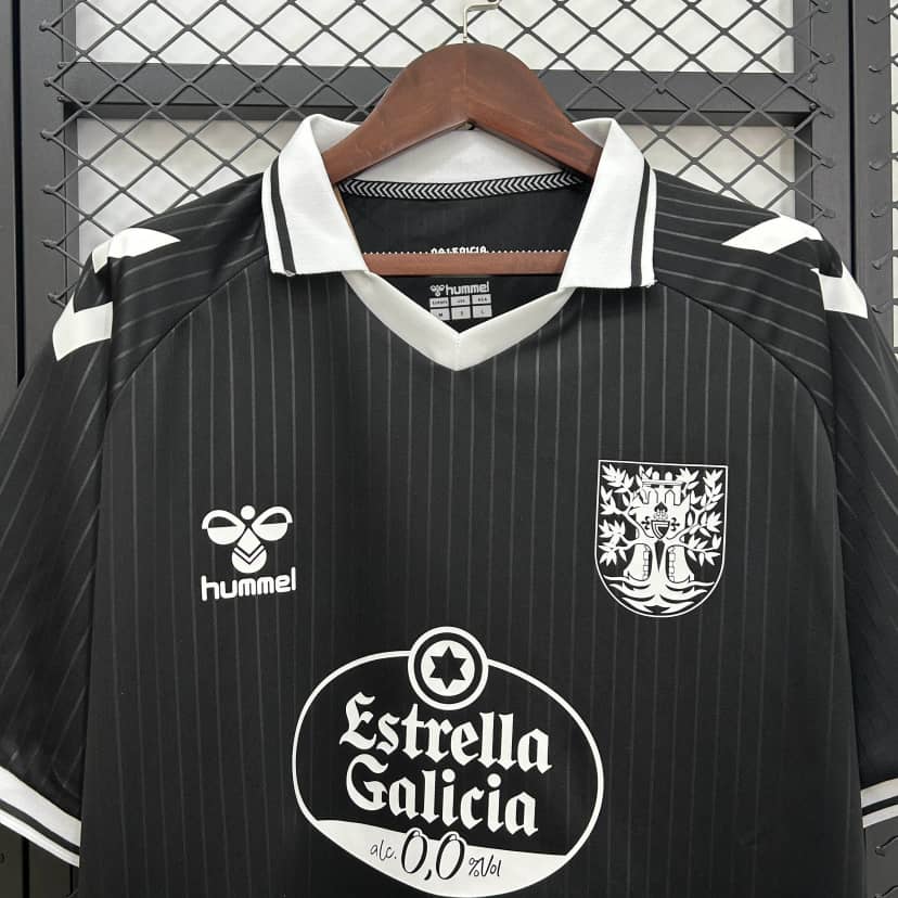 2024/2025 RC Celta de Vigo Oliveira Dos Cen Anos Special Edition Black Shirt--2