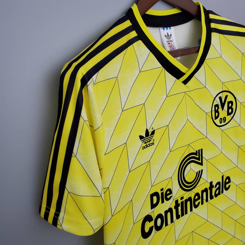 1988/1989 Retro Dortmund Home Shirt--7