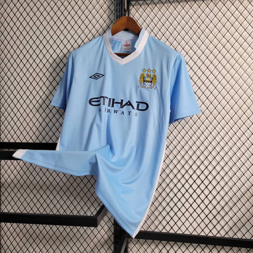 2011/2012 Retro Manchester City Home Shirt--2