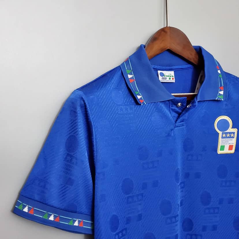 1994 Retro Italy Home Shirt--4
