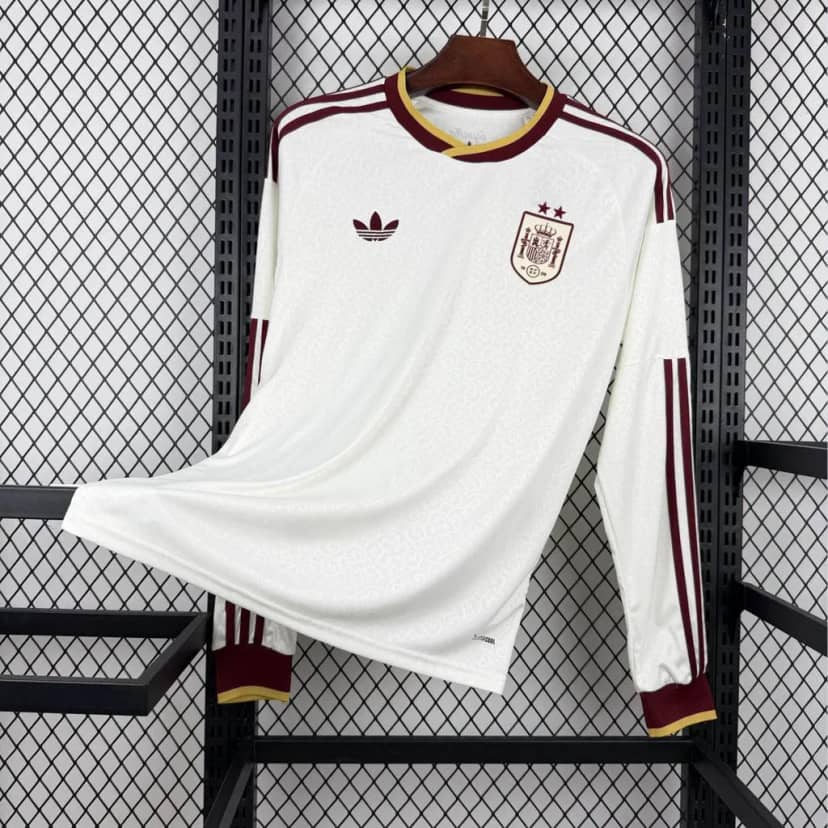2026 Long Sleeve Spain Away Champion Two Stars Shirt