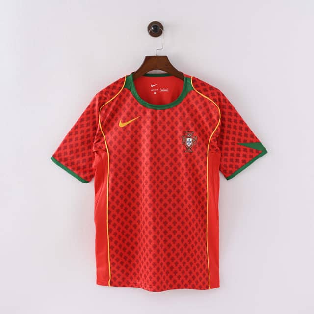 2004 Retro Portugal Home Shirt