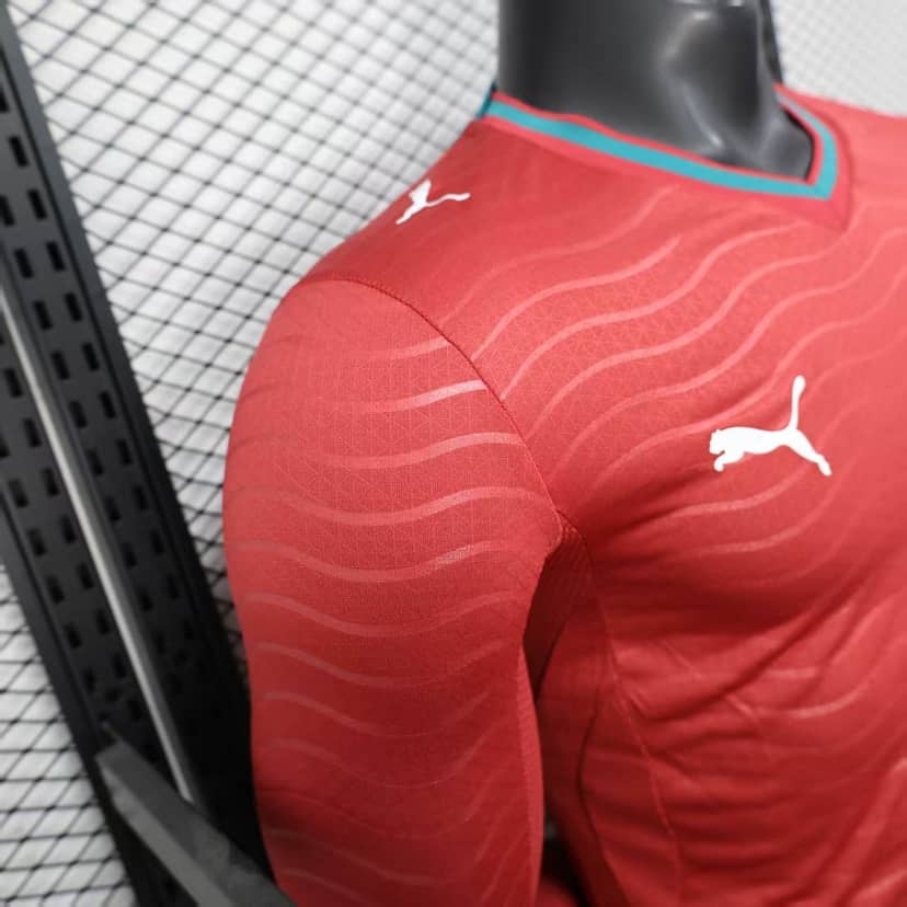 2026 Player Version Long Sleeve Portugal Home Shirt--4