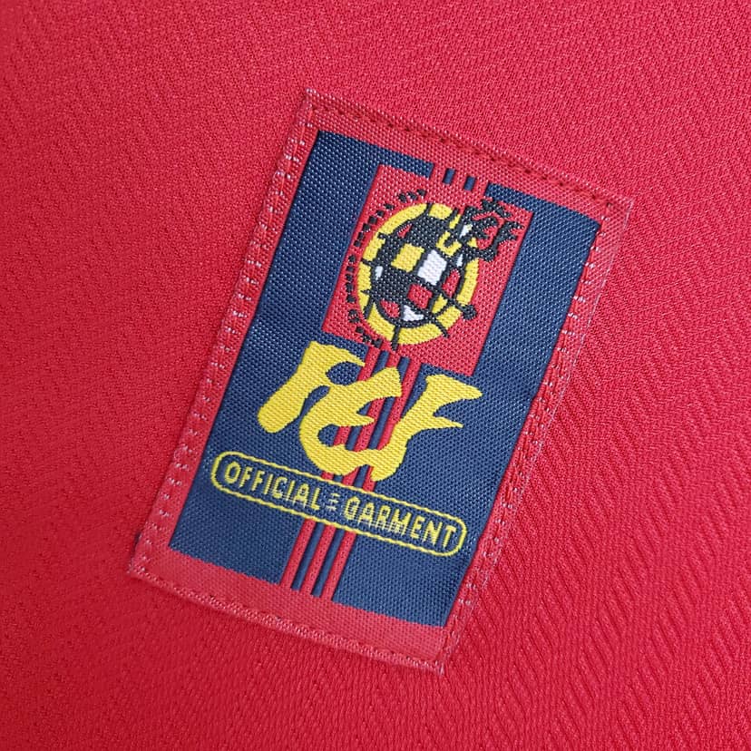 1998 Retro Spain Home Shirt--8