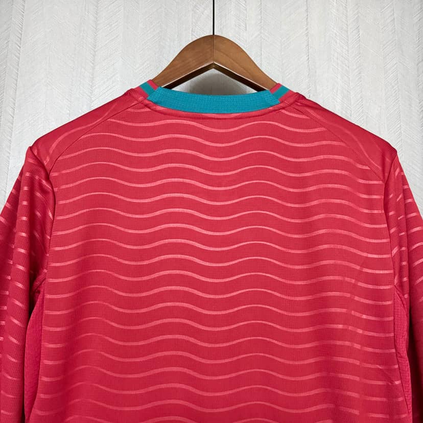 2026 Long Sleeve Portugal Home Shirt--3