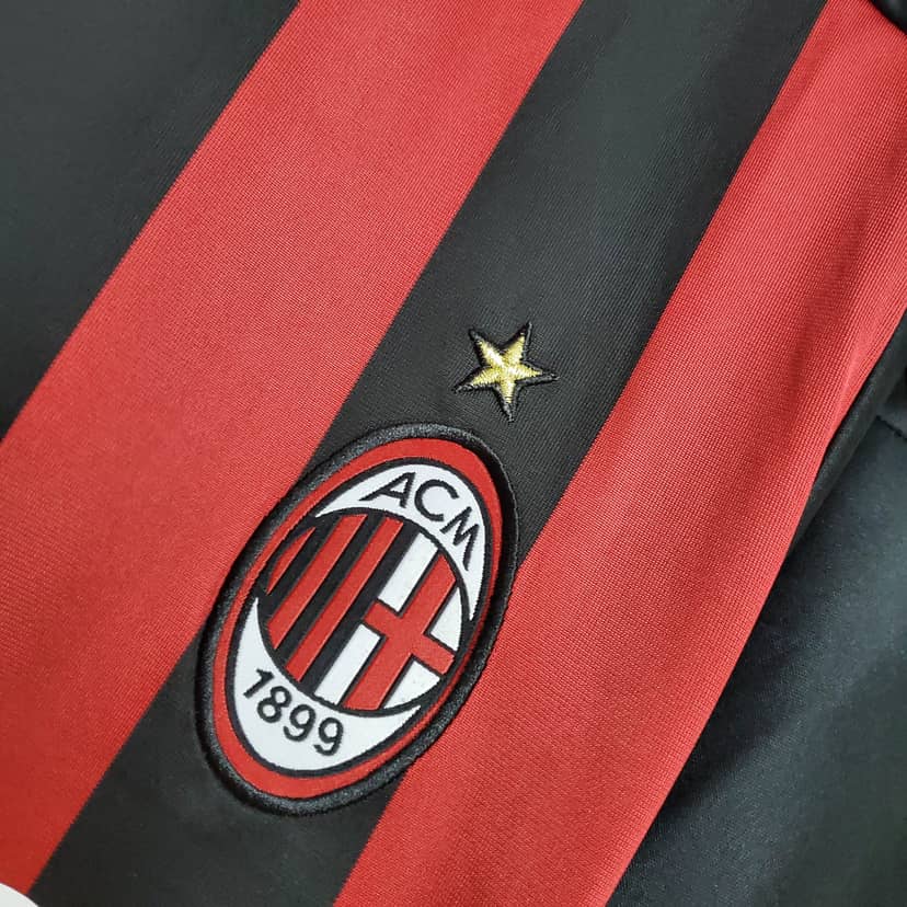 2009/2010 Retro AC Milan Home Shirt--4