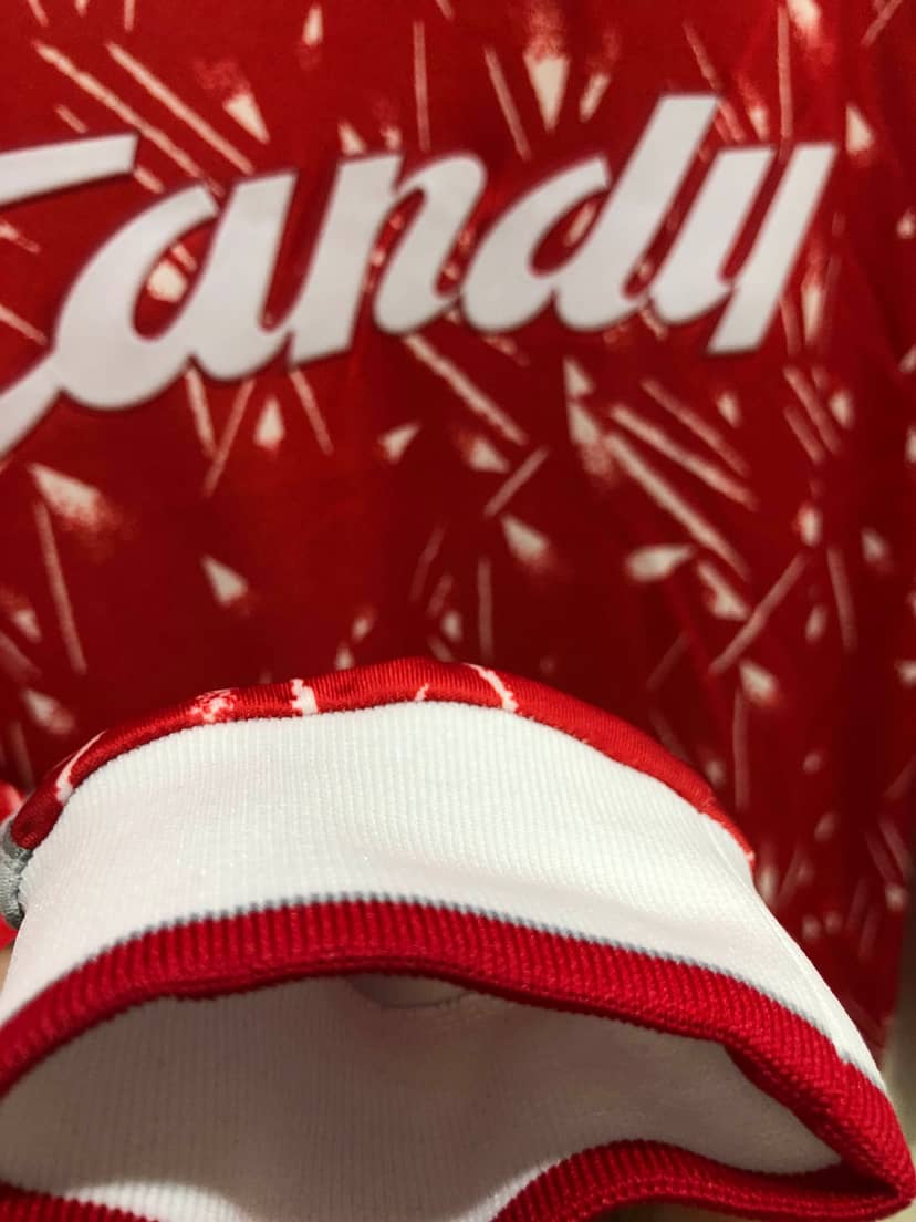 1989/1991 Retro Long Sleeve Liverpool Home Shirt--8