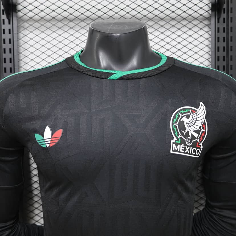 2026 Player Version Long Sleeve Mexico National Third Away Shirt--2