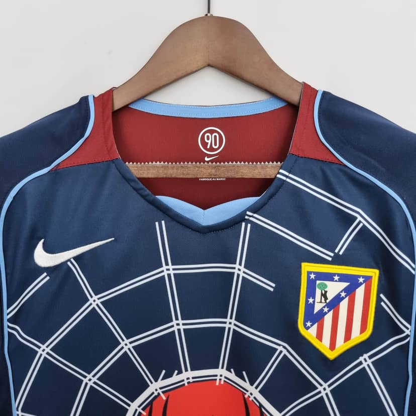 2004/2005 Retro Atletico Madrid Away Jersey--2