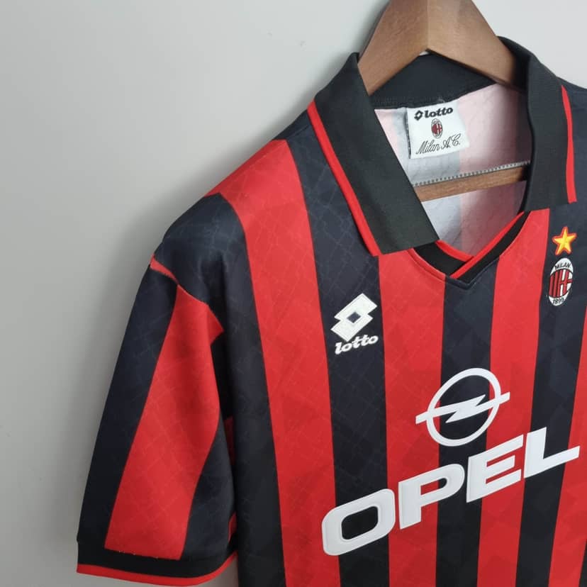 1995/1996 Retro AC Milan Home Shirt--5