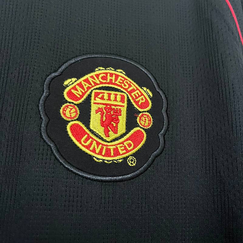 2007/2008 Retro Long Sleeve Manchester United Third Away Shirt--4