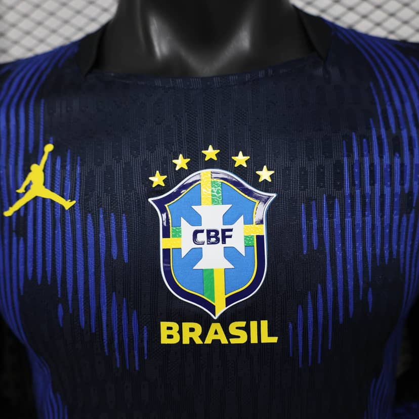 2026 Player Version Long Sleeve Brazil Away Shirt--4