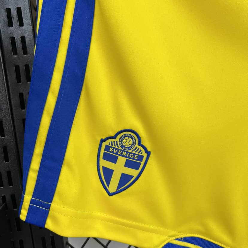 2026 Sweden Home Shorts Shirt--2