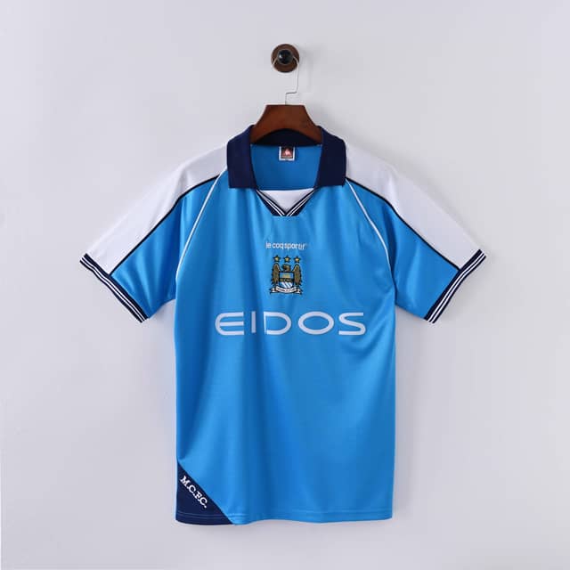 1999/2001 Retro Manchester City Home Shirt