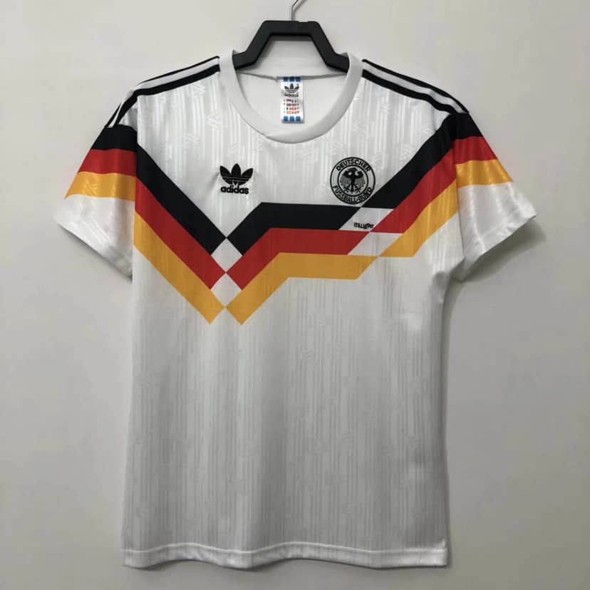 1990 Retro Jersey Germany Home