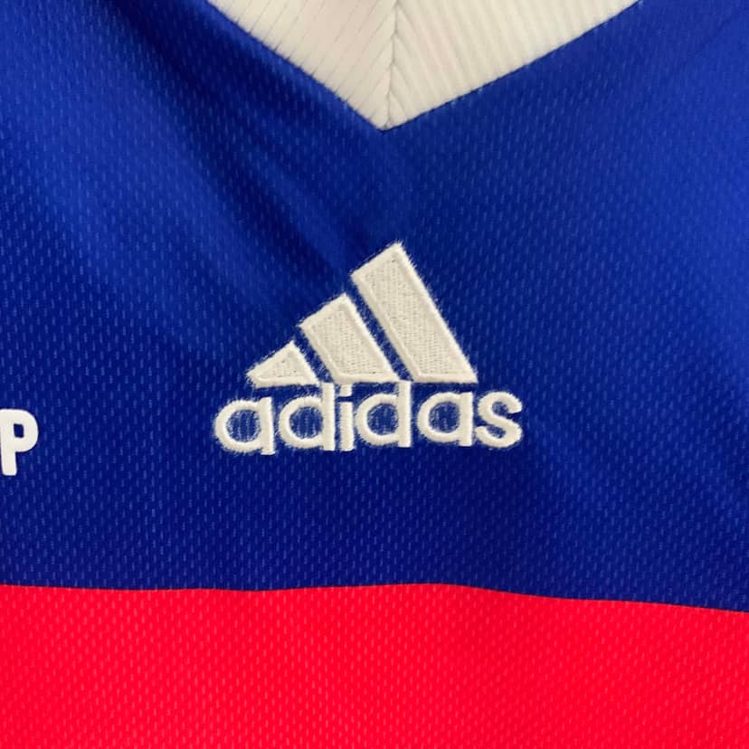 1998 Retro Long Sleeve France Home Shirt--5