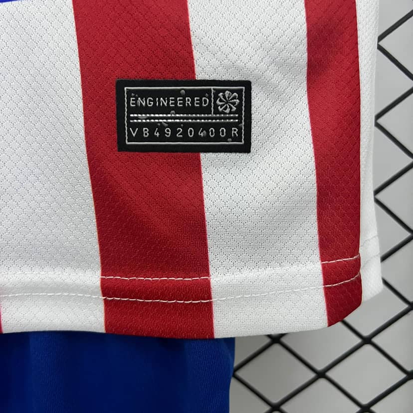 2025/2026 Atletico Madrid Home Jersey Kids Size--6