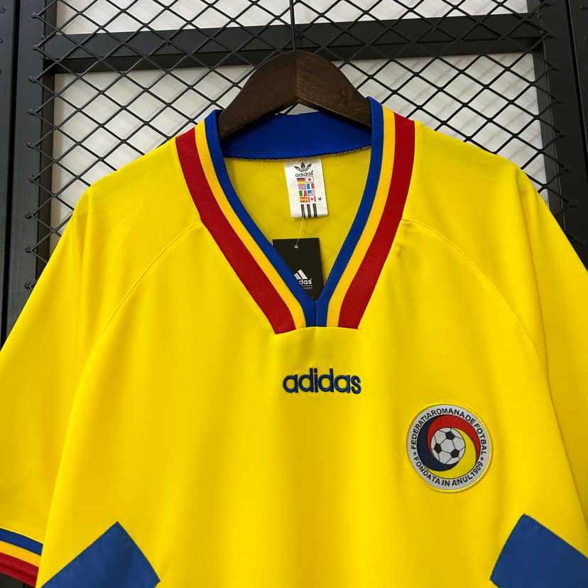 1994 Retro Romania National Team Home Shirt--2