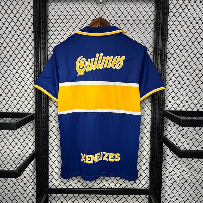 1996/1997 Retro Boca Juniors Home Jersey--1