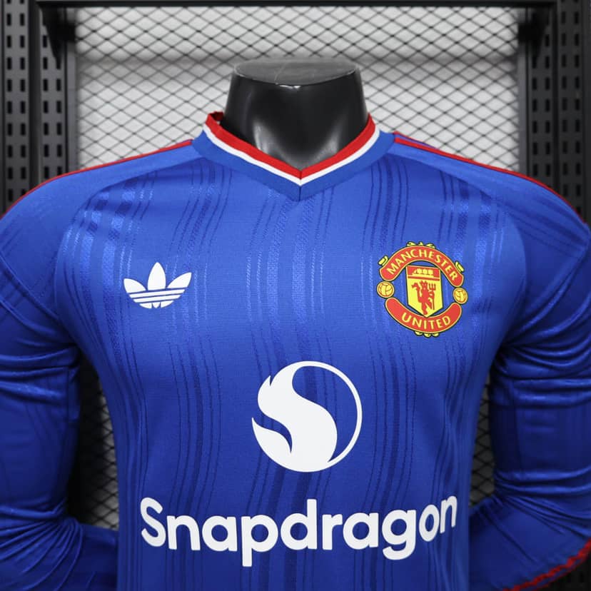 2026/2027 Player Version Long Sleeve Manchester United Away Shirt--2