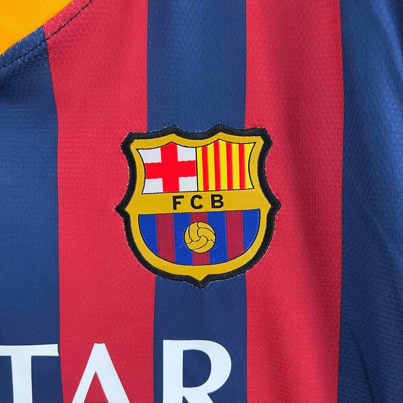 2013/2014 Retro Barcelona Home Shirt--5