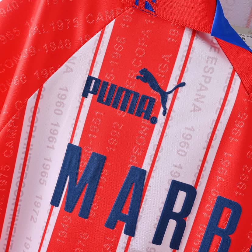 1995/1996 Retro Atletico Madrid Home Jersey--3