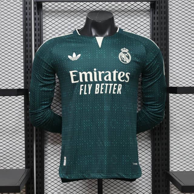 2026/2027 Player Version Long Sleeve Real Madrid Away Shirt