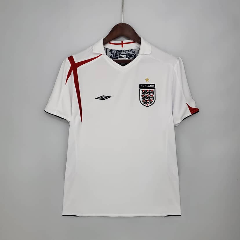 2006 Retro England Home Jersey
