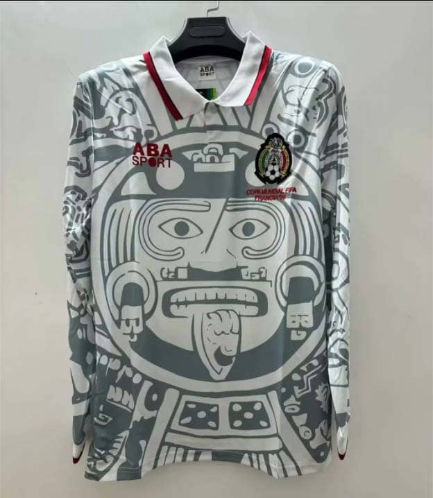 1998 Retro Long Sleeve Mexico Away Shirt