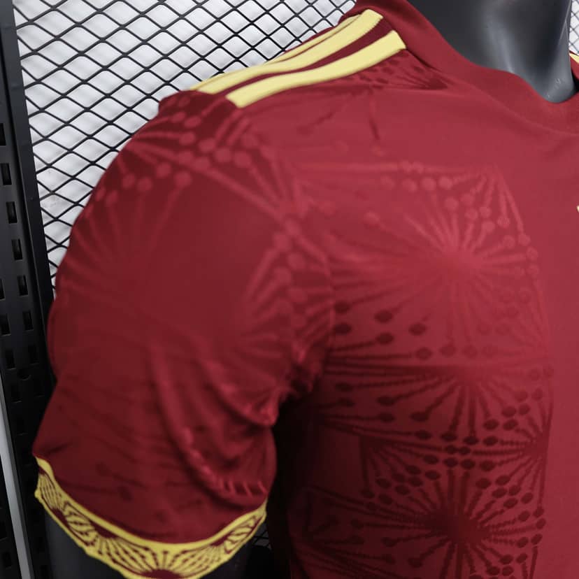 2025 Player Version Mexico National Gold cup Version Red Shirt--2