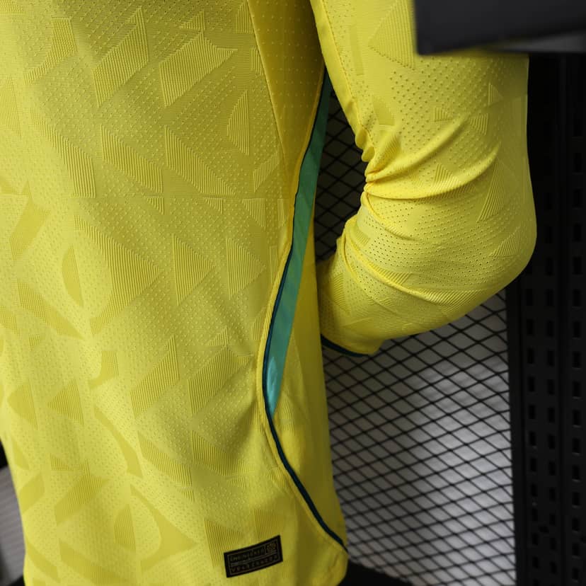 2026 Player Version Long Sleeve Brazil Home Shirt--7
