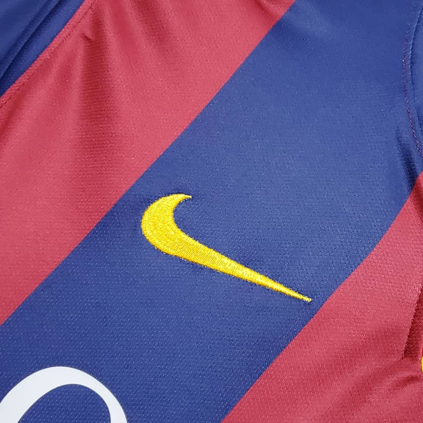 2014/2015 Retro Barcelona Shirt Home--3