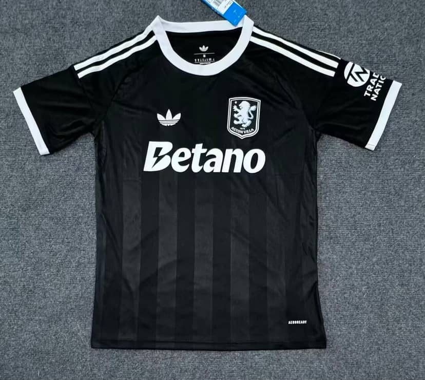 2025/2026 Aston Villa Goalkeeper Black Shirt