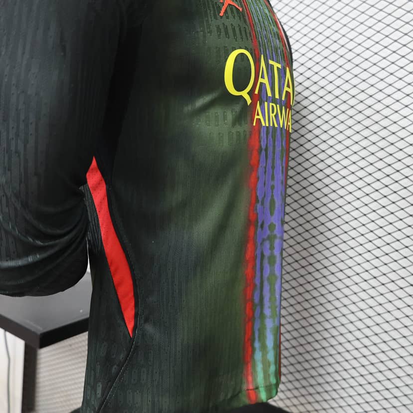 2026/2027 Player Version Long Sleeve Psg Paris Saint-Germain Third Away Shirt--8