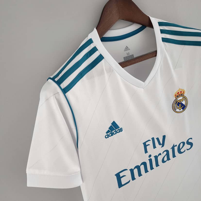 2017/2018 Retro Real Madrid Home Shirt--4