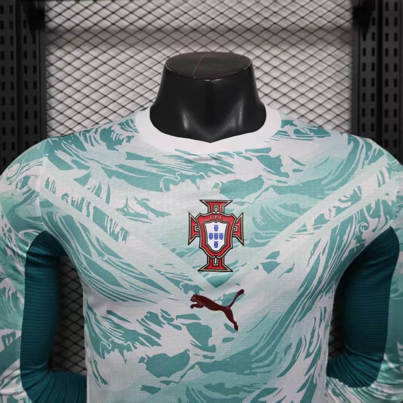 2026 Player Version Long Sleeve Portugal Away Shirt--2