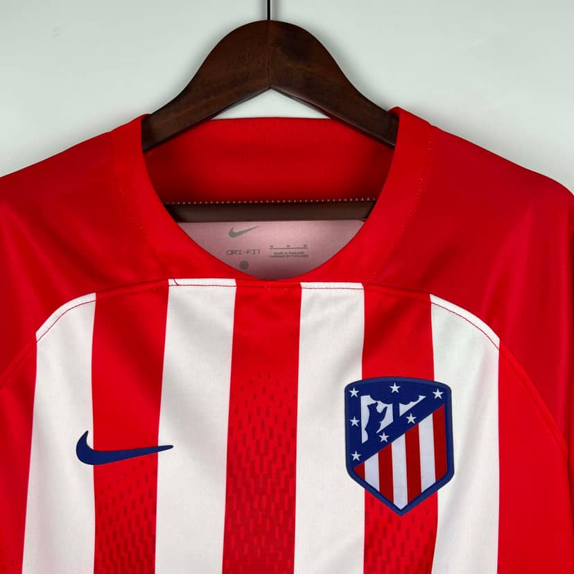 2023/2024 Long Sleeve Atletico Madrid Home--2