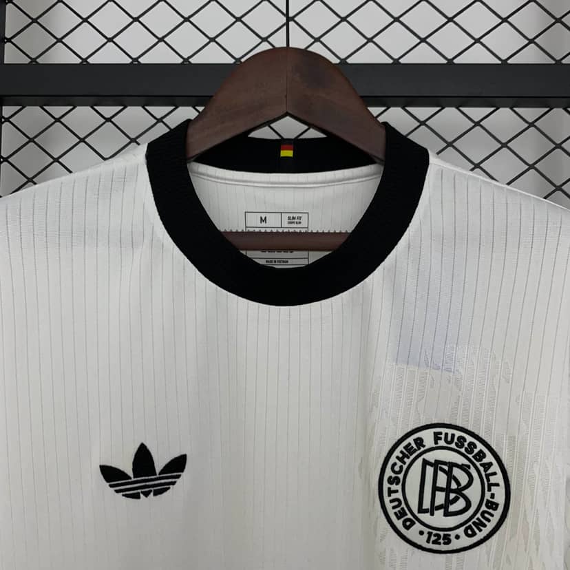 2025 Germany 125th Anniversary Edition Home White Shirt--2