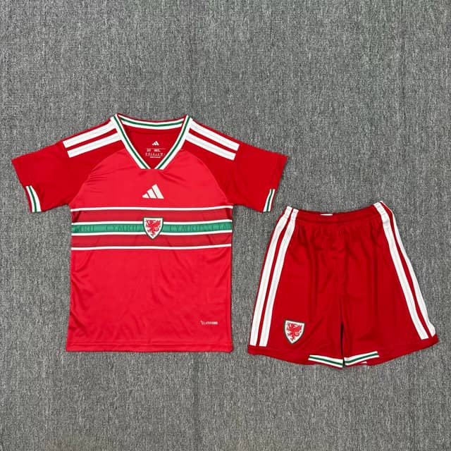 2026 Wales Home Shirt Kids Size