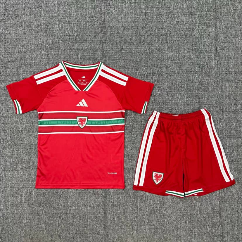 2026 Wales Home Shirt Kids Size