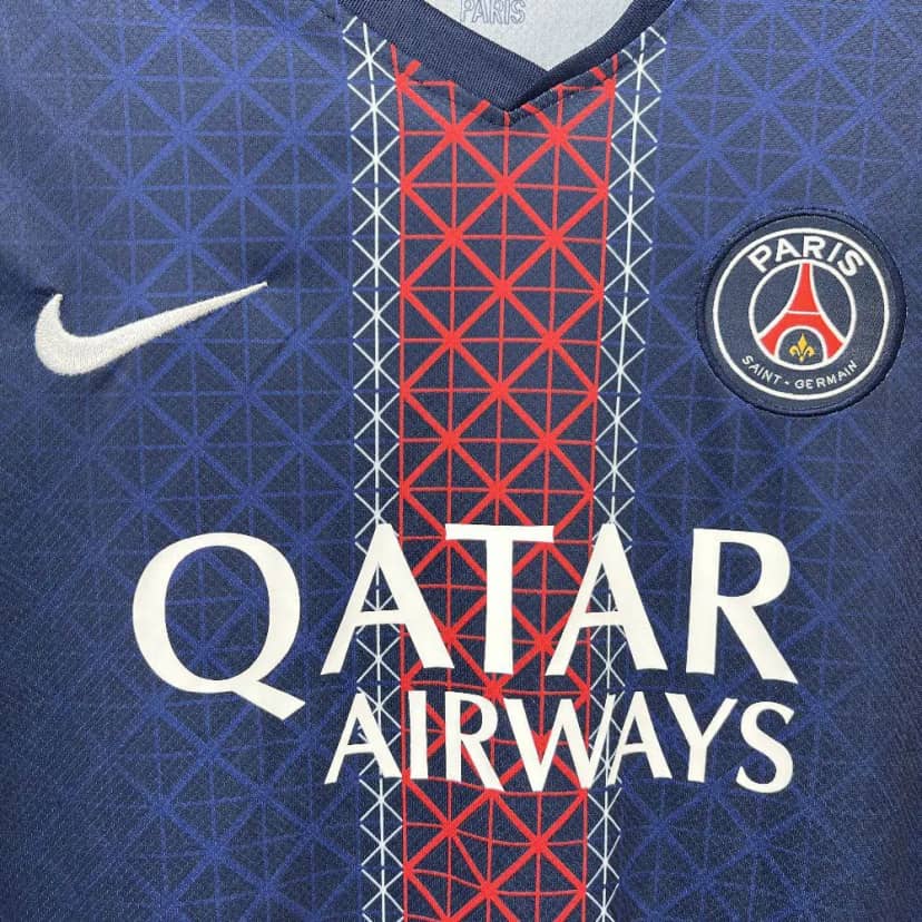 2025/2026 Long Sleeve Psg Paris Saint-Germain Home Shirt--3